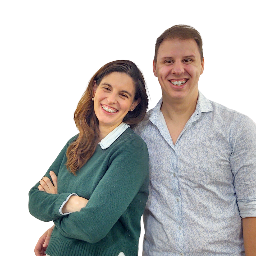 Michelle Duré y Agustín Capobianco, fundadores de Proyecto Pluma